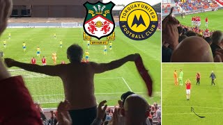 WREXHAM FC V TORQUAY UNITED *VLOG* | 6-0 | MULLIN & PALMER RUN RIOT IN HUGE WIN