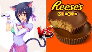 Catgirls Vs. Reese's Pieces