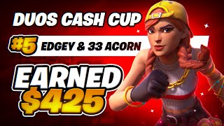 🏆 TOP 5 in DUO CASH CUP! 🏆 (Fortnite Duo Cash Cup Highlights) | NRG Edgey