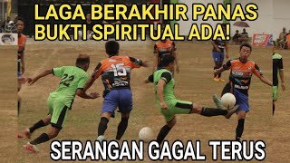 GAWANG DUKUN!! LAGA BERAKHIR PANAS! tarkam sepakbola Relawan FC (0) vs Putra Brantas FC (0)