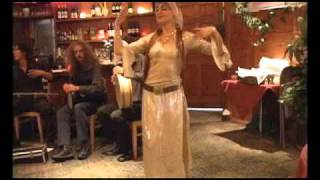 Hannah performs a tray dance to Turkish music by Deli Kanli in San Rafael CA