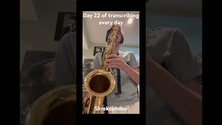 Day 22 of my daily transcribing challenge and I decided to play Shrekophone by an0nymooose