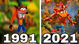 Evolution of CRASH Bandicoot (1996-2021)