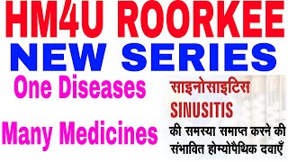 New Series//One Diseases Many Medicine Symptom Wise//Sinusitis Part -01/HM4U Roorkee//By: Y.K Gupta.