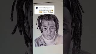 Number 2 :XXXTENTACION 💜🏴󠁧󠁢󠁳󠁣󠁴󠁿 #fanart #rapartist #hiphopartist #xxxtentacion #rap #hiphop #art