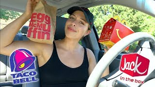 Letting The Person in FRONT of Me DECIDE What I Eat for 24 Hours!