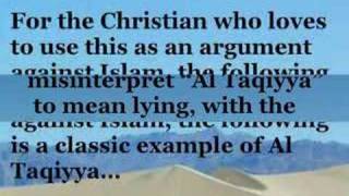 Al Taqiyya in The Bible