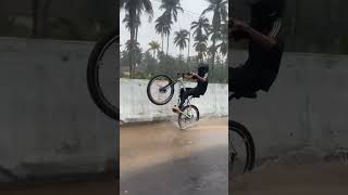 rainy stunts 🌧️🔥#viral #kerala