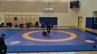 Darik first tournament. UWW Israel championship 2022 . Loss.