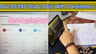 Day 93/245 Study Daily With Consistency ||Target Bank Exams 2024||