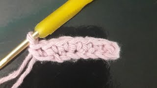 COMO HACER PUNTO BAJO A CROCHET PARA PRINCIPIANTES