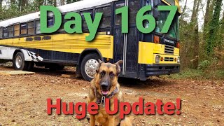 Skoolie Conversion Day 167 Huge Update!