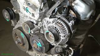 P6/27.  How to Disassemble the Engine Honda Civic 1.8: ALTERNATOR  Years 2006 to 2022