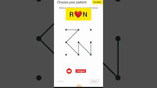 R+N Love pettern lock #pettern #lock #viral #style #love #shorts