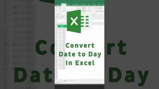 How to Convert Dates to Days in Excel? | TEXT Function in Excel #shorts #excel