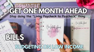 GETTING AHEAD ON BILLS | STOP DOING THE LIVING PAYCHECK TO PAYCHECK THING | #budgeting