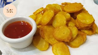 Potato snacks recipes | Potato fritters recipe | How to make aloo pakora at home | Besan aloo pakora