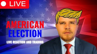 🚨LIVE | AMERICAN ELECTION LIVE REACTION | LIVE TRADING | Trump vs Kamala | 5/11/24