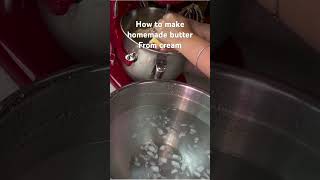 How to make homemade butter from only one ingredient