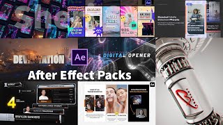 New Multipurpose After Effect Packs Download |Sheri Sk| Social Media Templates Logo Intro Templates|