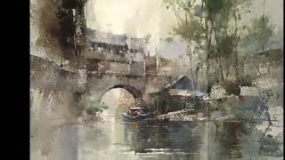 CHIEN CHUNG WEI  Watercolor Painting 422