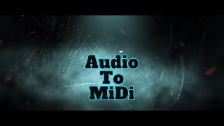 ازاي تحول اي تراك اديو الي ميدي audio to midi  بابسط طريقة