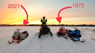 New vs Old Snowmobiles!