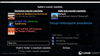 Testuje texturepacki youtuberów z @pingwinek915