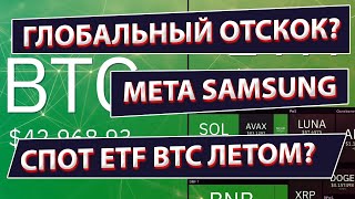 Биткоин глобальный отскок? / ФРС теперь может больше / Метавселенная Samsung / Спотовый ETF летом?