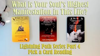 WHO ARE YOU DESTINED TO BE AND MANIFEST? LIGHTNING PATH PART 4  PICK A CARD