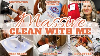 DISASTER CLEAN WITH ME | DEEP CLEAN + DECLUTTER + ORGANIZE | EXTREME CLEANING MOTIVATION | MarieLove