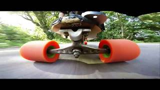 Crawley to Horley LongBoard run 20082017 ( GoPro 4 )  - Full Run