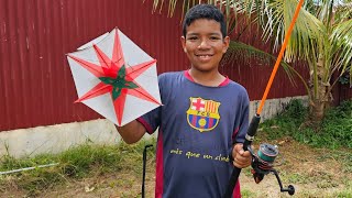 Flying A Kite With Fishing Rod | Guyana Kite Flying (2024)