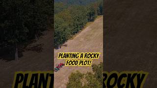 Planting in Super Rocky Soil just got easier! #deerhunting #hunting #deer #wildlifefarming