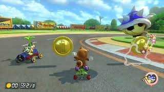 MK 8 Mario Circuit Blue shell only race versus CPU