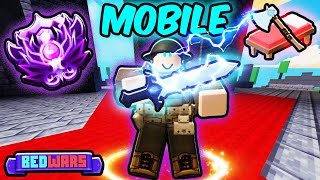 THE BEST TUTORIAL FOR BED BREAKING ON MOBILE ROBLOX BEDWARS🔥🛏️