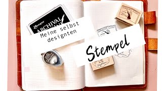 Meine selbst gezeichneten Stempel, produziert von @samesjournal | Pre-Order Infos