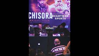 Dereck Chisora Goes NUTS at Press Conference!