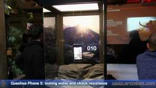 Quechua Phone 5 - quick water and shock resistance test