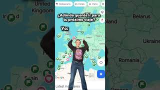 Qué difícil cuando tenés tantos lugares marcados en tu Google Maps #travel #travelmemes
