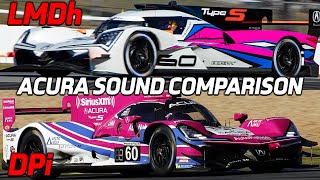 Acura LMDh vs DPi Sound Comparison