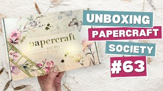 Unboxing Papercraft Society Box #63 | Lou Collins from TEXT{ures}