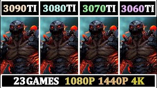 Nvidia RTX 3090TI vs 3080TI vs 3070TI vs 3060TI | Ryzen 7 5800X3D | 23 Games Tested |