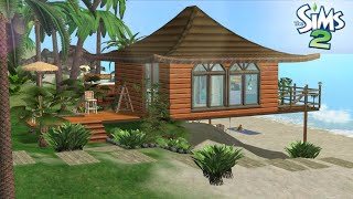 CABANA DE PRAIA - THE SIMS 2 [SPEED BUILD]