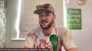 Michael Boyle Green Party 25th June 2024 LIVE Questions