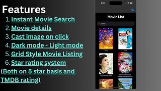 SwiftUI TMDB Movie Details and Movie Search App - iOS