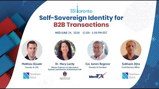 SSI Toronto #4 - Self-Sovereign Identity for B2B Transactions