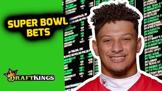 NFL SUPER BOWL BETS + PROPS