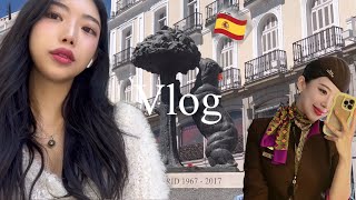 Vlog | 한 달 동안 마드리드 3번 간 외항사 승무원 브이로그 | 티센 프라도 미술관 | 레이오버 in madrid | 에티하드 항공