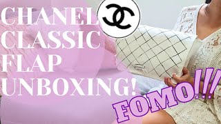 FOMO GOT TO ME!! CHANEL CLASSIC FLAP UNBOXING!